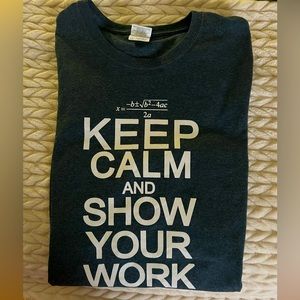 Keep Calm and Show Your Work T-shirt